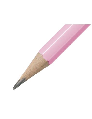 Lapices De Grafito Con Goma Stabilo Swano Mina 2,2 Mm Dureza Hb Rosa Pastel