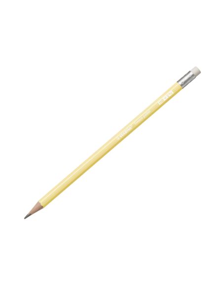 Lapices De Grafito Con Goma Stabilo Swano Mina 2,2 Mm Dureza Hb Amarillo Pastel