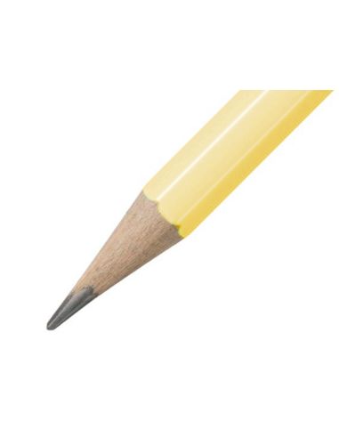 Lapices De Grafito Con Goma Stabilo Swano Mina 2,2 Mm Dureza Hb Amarillo Pastel