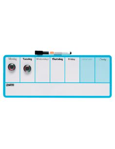 Planificador Semanal Nobo Magnetico Color Azul 140X360 Mm 2