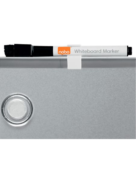 Pizarra Nobo Magnetica Para El Hogar Acero Marco Slim Plata 430X580 Mm