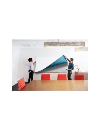 Pizarra Blanca Post-It Super Sticky Flex Adhesiva Removible Rollo 60,9X91,4 Cm