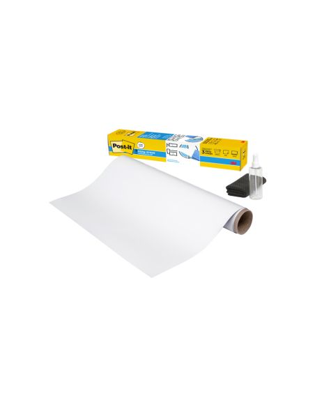 Pizarra Blanca Post-It Super Sticky Flex Adhesiva Removible Rollo 60,9X91,4 Cm