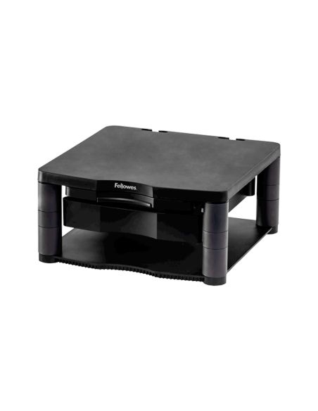 Soporte Fellowes Para Monitor Plus Ajustable En 5 Alturas 64 Mm A 165 Mm Hasta 36 Kg Color Grafito 165X335X344 Mm