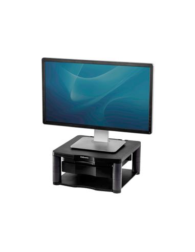 Soporte Fellowes Para Monitor Plus Ajustable En 5 Alturas 64 Mm A 165 Mm Hasta 36 Kg Color Grafito 165X335X344 Mm