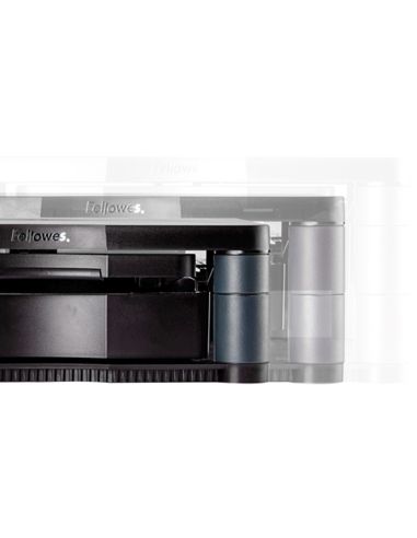 Soporte Fellowes Para Monitor Plus Ajustable En 5 Alturas 64 Mm A 165 Mm Hasta 36 Kg Color Grafito 165X335X344 Mm