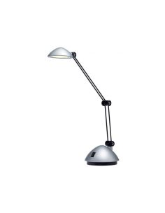 Lampara De Escritorio Archivo 2000 Led 3W 200Lm Brazo Articulado Luz Calida Plata Metalizado