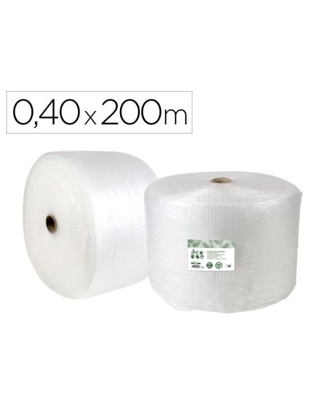 Plastico Burbuja Liderpapel Ecouse 0.40X200M 30% De Plastico Reciclado