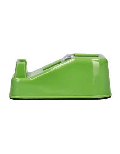 Portarrollo Sobremesa Liderpapel Ecouse 100% Plastico Reciclado Para Cinta De 33 Mt Color Verde
