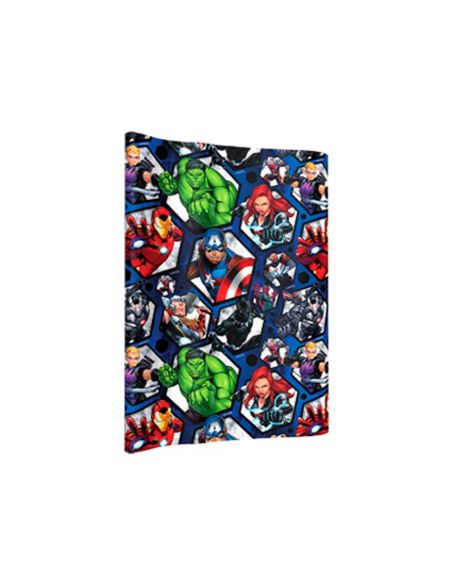 Papel De Regalo Basika Marvel Rollo Ancho 70 Cm Longitud 2 Mt Diseños Surtidos