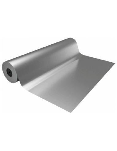 Papel De Regalo Basika Metalizado Plata Bobina Ancho 62 Cm Longitud 80 M