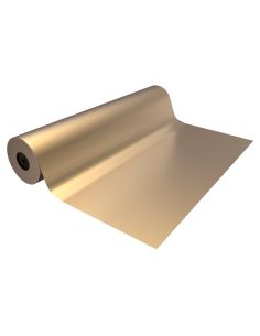Papel De Regalo Basika Metalizado Oro Bobina Ancho 62 Cm Longitud 80 M 2