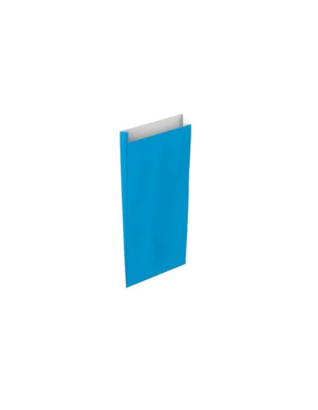 Sobre Papel Basika Celulosa Celeste Con Fuelle Xs 120X250X30 Mm Paquete De 25 Unidades