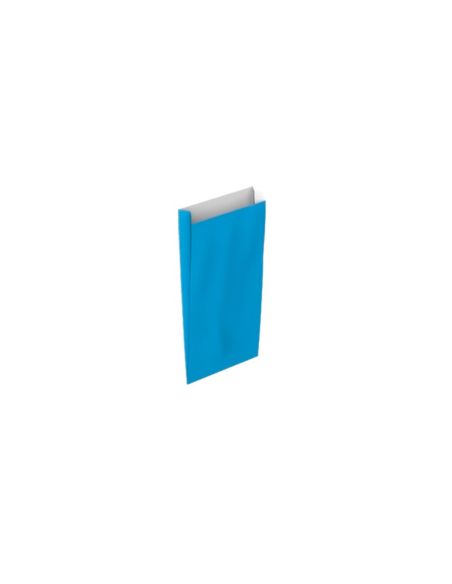 Sobre Papel Basika Celulosa Celeste Con Fuelle Xxs 100X200X30 Mm Paquete De 25 Unidades