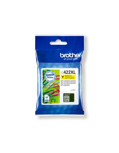 Ink-Jet Brother Lc-422Xly Yellow Mfc-J5340Dw / Mfc-J5740Dw / Mfc-J6540Dw / Mfc-J6940Dw 1500 Paginas