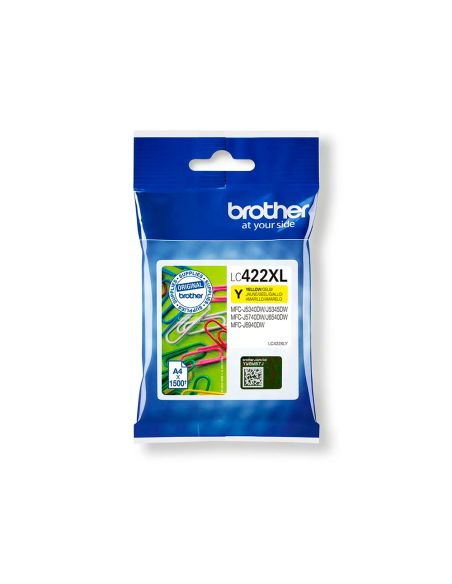 Ink-Jet Brother Lc-422Xly Yellow Mfc-J5340Dw / Mfc-J5740Dw / Mfc-J6540Dw / Mfc-J6940Dw 1500 Paginas