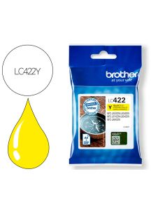 Ink-Jet Brother Lc-422Y Yellow Mfc-J5340Dw / Mfc-J5740Dw / Mfc-J6540Dw / Mfc-J6940Dw 550 Paginas