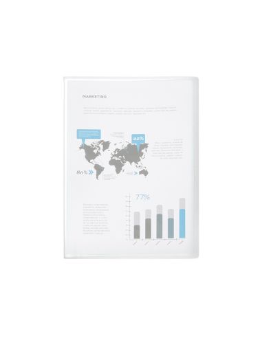 Carpeta Liderpapel Escaparate 40 Fundas Polipropileno Din A3 Transparente Translucido