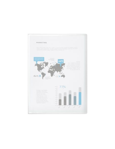 Carpeta Liderpapel Escaparate 40 Fundas Polipropileno Din A3 Transparente Translucido