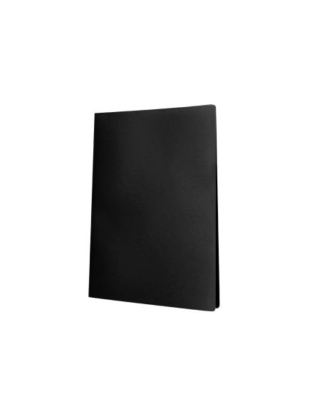 Carpeta Liderpapel Escaparate 40 Fundas Polipropileno Din A3 Negro Opaco