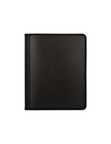 Carpeta Liderpapel 4 Anillas 25 Mm Polipropileno Cierre Cremallera 4 Bolsillos Interiores Con Ribete Color Negro