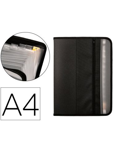 Carpeta Liderpapel Clasificador Fuelle Polipropileno A4 13 Departamentos Cierre