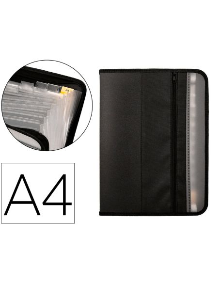 Carpeta Liderpapel Clasificador Fuelle Polipropileno A4 13 Departamentos Cierre