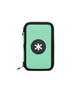 Plumier Escolar Antartik Doble Cremallera Color Menta 28 Piezas 2
