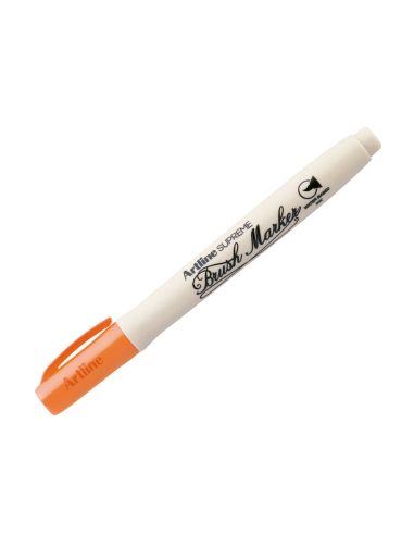 Rotulador Artline Supreme Brush Epfs Pintura Base De Agua Punta Tipo Pincel Trazo Fino Ocre