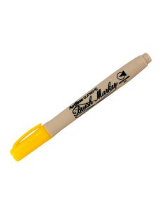 Rotulador Artline Supreme Brush Epfs Pintura Base De Agua Punta Tipo Pincel Trazo Fino Amarillo 2