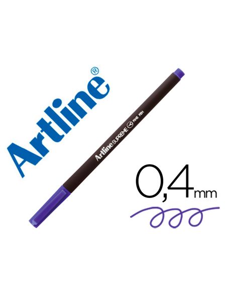 Rotulador Artline Supreme Epfs200 Fine Liner Punta De Fibra Purpura 0,4 Mm
