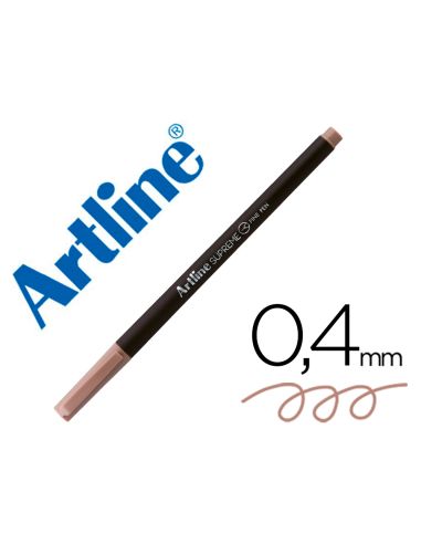 Rotulador Artline Supreme Epfs200 Fine Liner Punta De Fibra Marron Claro 0,4 Mm