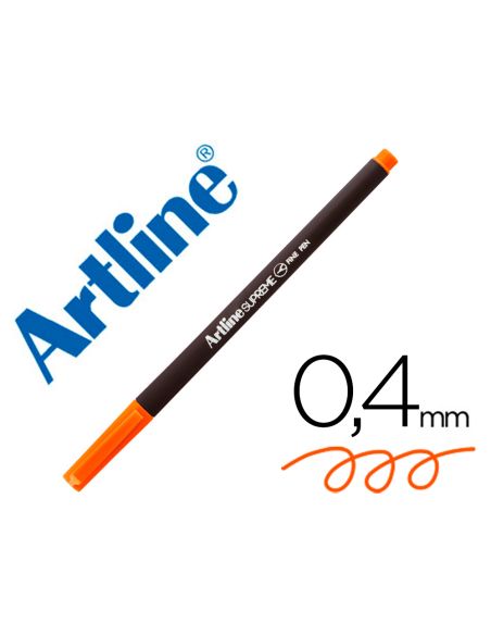 Rotulador Artline Supreme Epfs200 Fine Liner Punta De Fibra Naranja 0,4 Mm