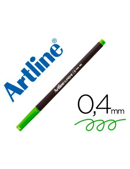 Rotulador Artline Supreme Epfs200 Fine Liner Punta De Fibra Amarillo Limon 0,4 Mm