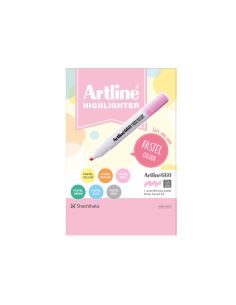 Rotulador Artline Fluorescente Ek-660 Colores Pastel Expositor De 36 Unidades Colores Surtidos 2