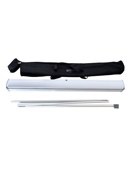 Display Enrollable Yosan Roll Up Aluminio 1 Cara Ancho 85 Cm Altura 200 Cm