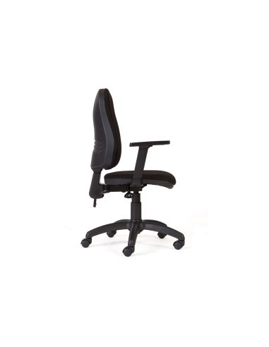 Silla Rocada Direccion Sistema Asincro Con Brazos Color Negro