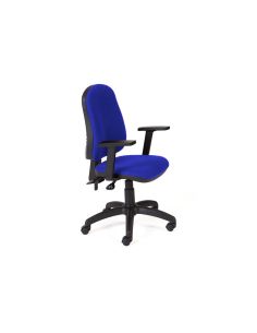 Silla Rocada Direccion Sistema Asincro Con Brazos Color Azul