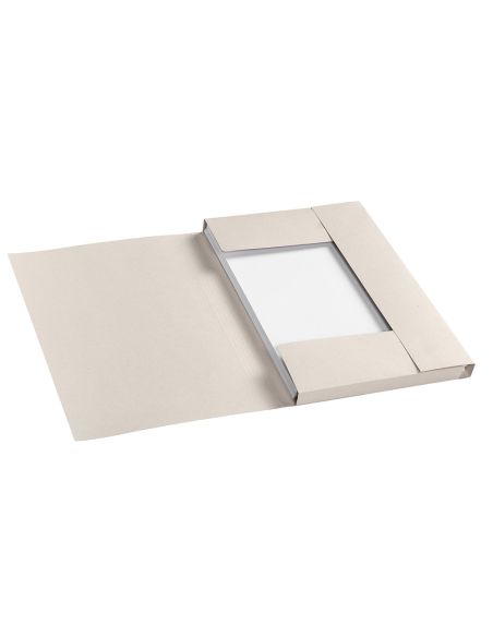 Subcarpeta Cartulina Djois 100% Ecologica 226 G/M2 Din A4 Tres Solapas Color Crema Pack De 10 Unidades
