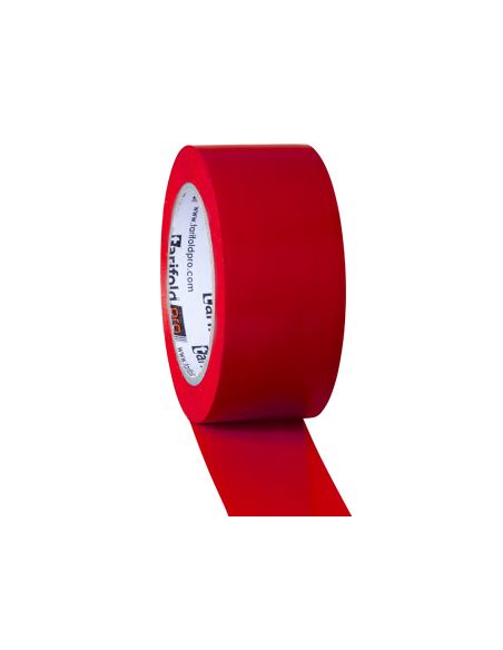 Cinta Adhesiva Djois Para Marcaje Y Señalizacion De Suelo 33 Mt X 50 Mm Color Rojo