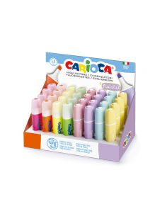 Rotulador Carioca Fluorescente Color Pastel Expositor De 32 Unidades Colores Surtidos 2