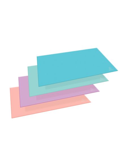 Vade De Sobremesa Exacompta Aquarel Carton Forrado Colores Pastel Surtidos 585X385X5 Mm