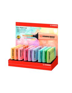 Rotulador Stabilo Boss Fluorescente 70 Pastel Expositor De 45 Unidades Colores Surtidos 2
