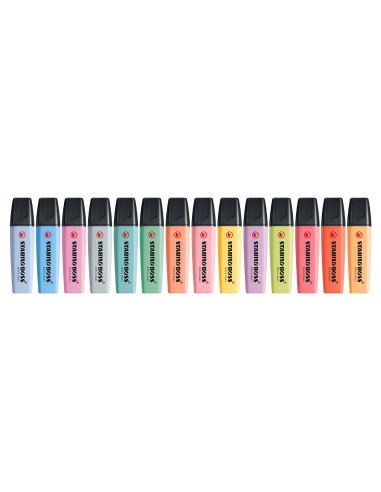 Rotulador Stabilo Boss Fluorescente 70 Pastel Expositor De 45 Unidades Colores Surtidos