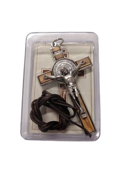 Cruz Metal/Olivo San Benito 7,5Cm