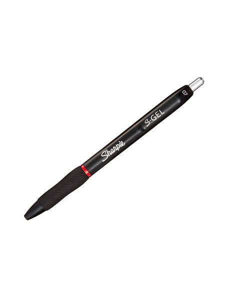 Boligrafo Sharpie Retractil Tinta Gel Punta 0,7 Mm Color Rojo