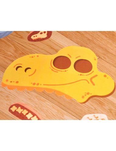 Juego Didactico Mideer Dinosaurio Con 64 Adhesivos Para Suelo Removibles