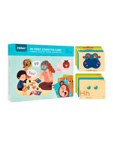 Juego Didactico Mideer Mi Primera Tarjeta Cognitiva En Ingles