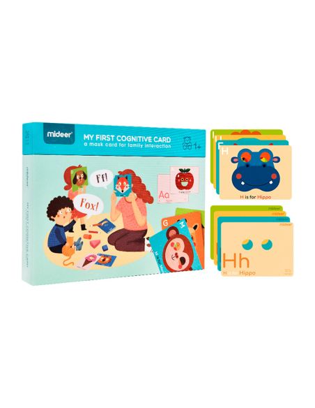 Juego Didactico Mideer Mi Primera Tarjeta Cognitiva En Ingles