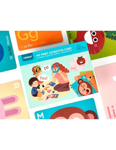 Juego Didactico Mideer Mi Primera Tarjeta Cognitiva En Ingles